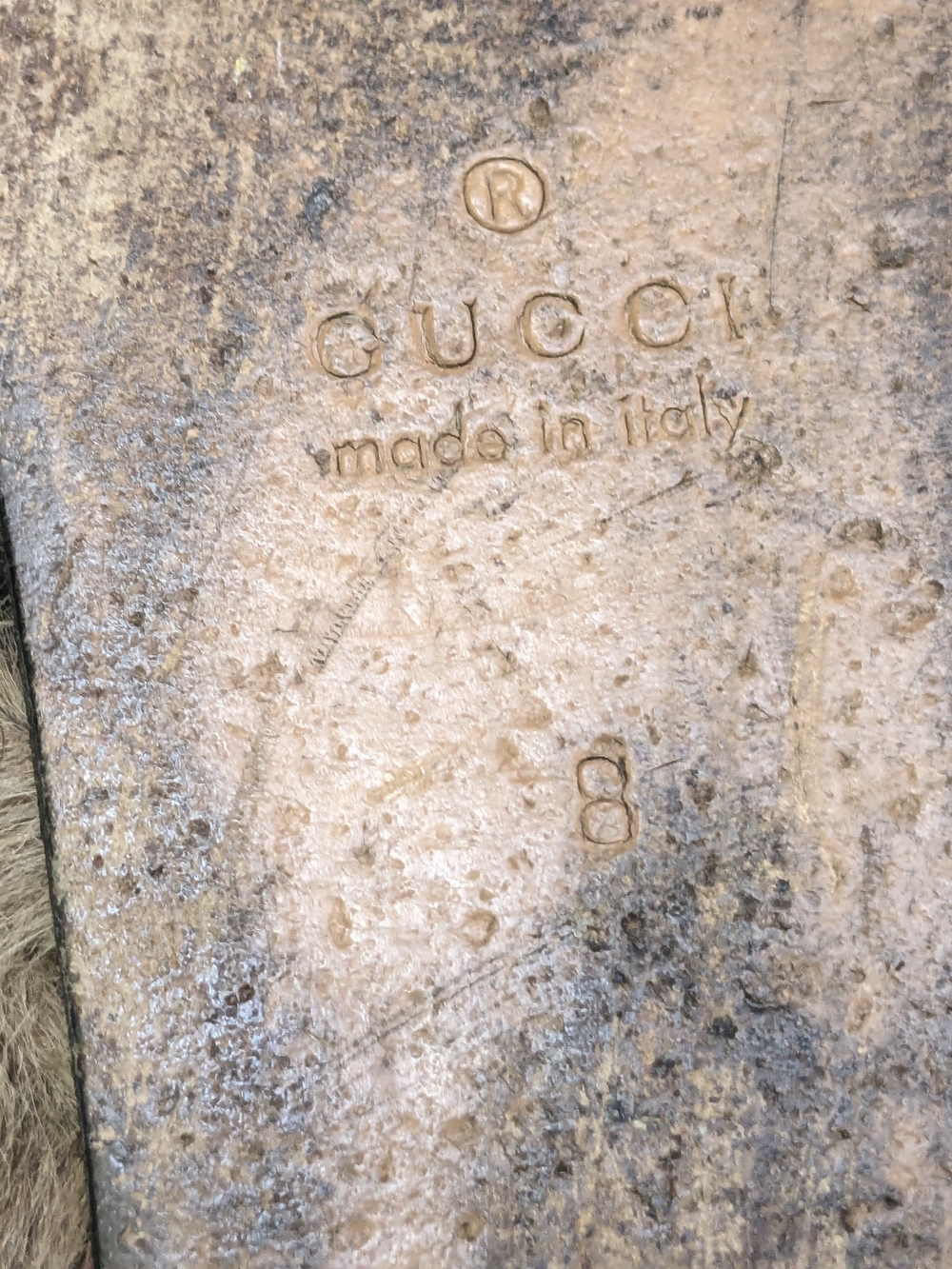 Gucci Princetown Horsebit Loafers Black Snake Fur Leather Mules - Picture 13 of 14